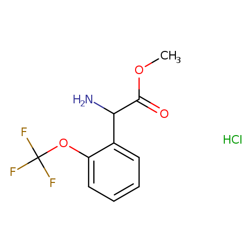 methyl 2-amino-2-[2-(trifluoromethoxy)phenyl]acetate hydrochloride