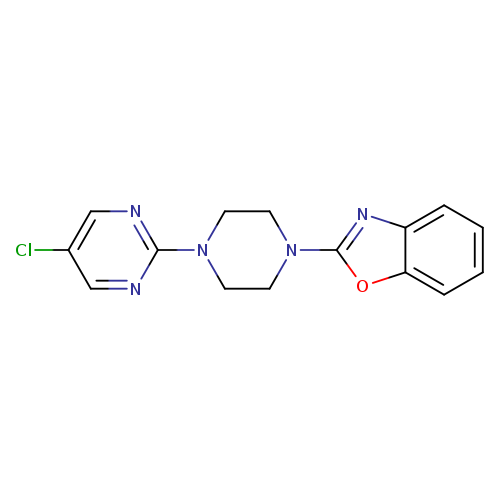 2-[4-(5-chloropyrimidin-2-yl)piperazin-1-yl]-1,3-benzoxazole