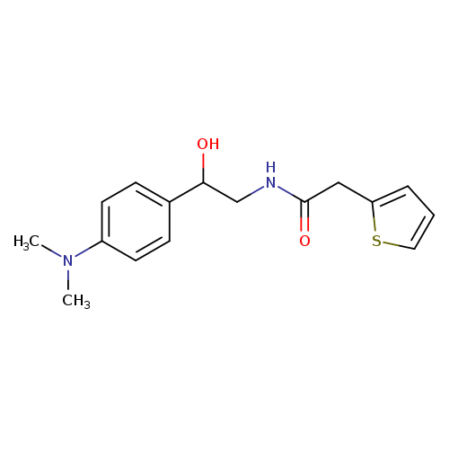 N-{2-[4-(dimethylamino)phenyl]-2-hydroxyethyl}-2-(thiophen-2-yl)acetamide