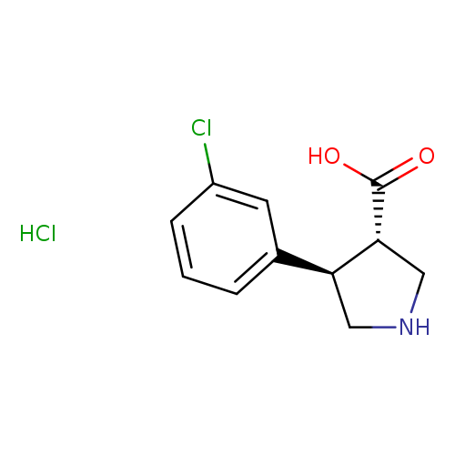 (+/-)-Trans-4-(3-chloro-phenyl)-pyrrolidine-3-carboxylic acid hydrochloride
