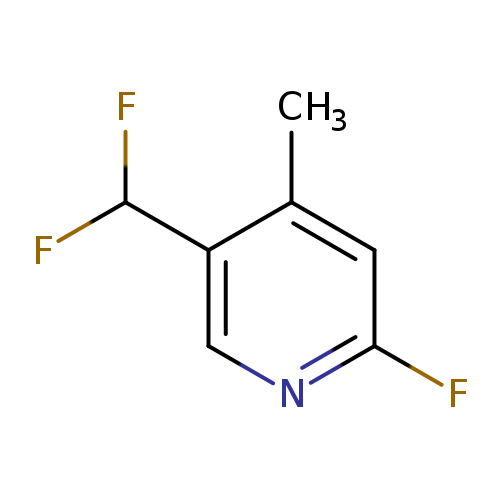 5-(difluoromethyl)-2-fluoro-4-methylpyridine