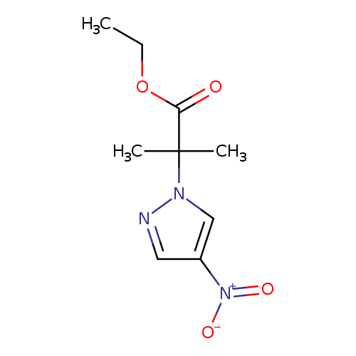 Ethyl 2-methyl-2-(4-nitro-1H-pyrazol-1-yl)propanoate
