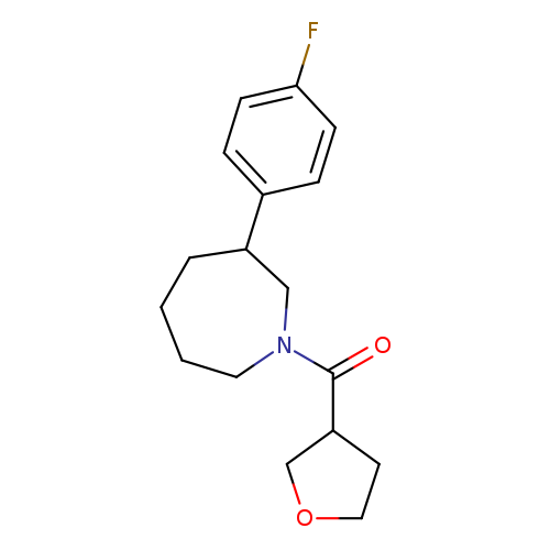 3-(4-fluorophenyl)-1-(oxolane-3-carbonyl)azepane