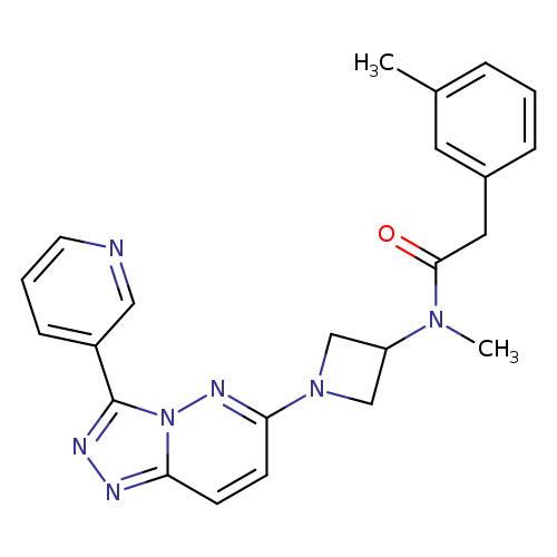 N-methyl-2-(3-methylphenyl)-N-{1-[3-(pyridin-3-yl)-[1,2,4]triazolo[4,3-b]pyridazin-6-yl]azetidin-3-yl}acetamide