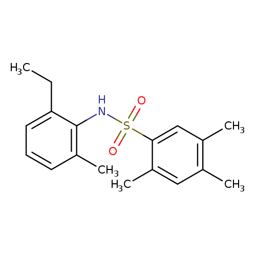 N-(2-ethyl-6-methylphenyl)-2,4,5-trimethylbenzene-1-sulfonamide
