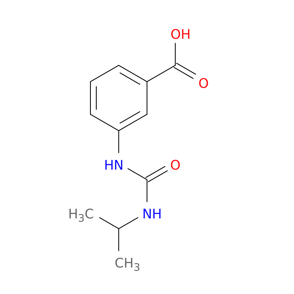 3-{[(propan-2-yl)carbamoyl]amino}benzoic acid