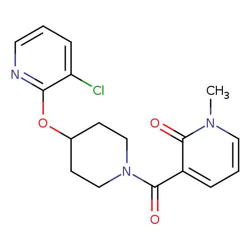 3-{4-[(3-chloropyridin-2-yl)oxy]piperidine-1-carbonyl}-1-methyl-1,2-dihydropyridin-2-one