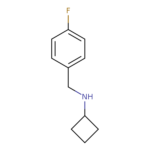 N-[(4-Fluorophenyl)methyl]cyclobutanamine