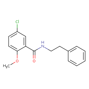 5-CHLORO-2-METHOXY-N-(2-PHENYLETHYL)BENZAMIDE