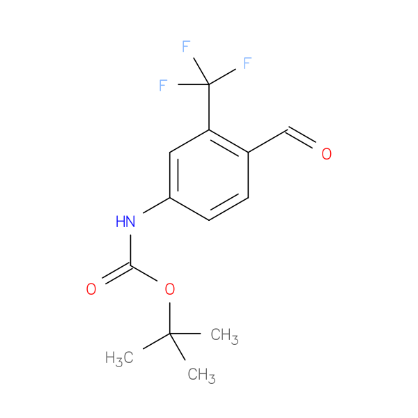 Carbamic acid, N-[4-formyl-3-(trifluoromethyl)phenyl]-, 1,1-dimethylethyl ester