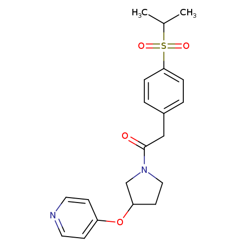 2-[4-(propane-2-sulfonyl)phenyl]-1-[3-(pyridin-4-yloxy)pyrrolidin-1-yl]ethan-1-one