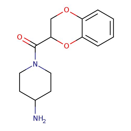 1-(2,3-DIHYDRO-1,4-BENZODIOXINE-2-CARBONYL)PIPERIDIN-4-AMINE