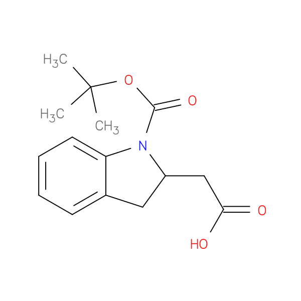 2-{1-[(tert-butoxy)carbonyl]-2,3-dihydro-1H-indol-2-yl}acetic acid