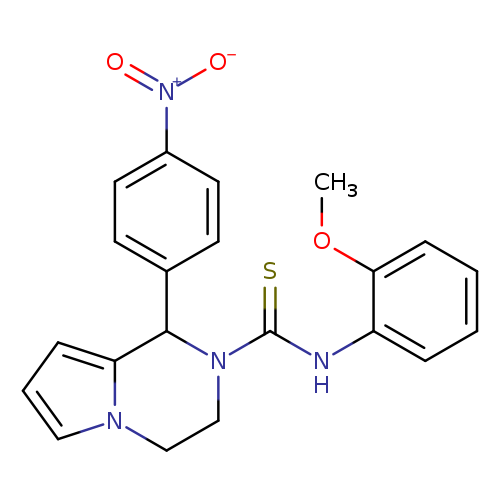 N-(2-methoxyphenyl)-1-(4-nitrophenyl)-1H,2H,3H,4H-pyrrolo[1,2-a]pyrazine-2-carbothioamide