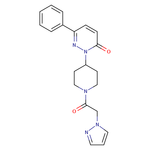 6-phenyl-2-{1-[2-(1H-pyrazol-1-yl)acetyl]piperidin-4-yl}-2,3-dihydropyridazin-3-one