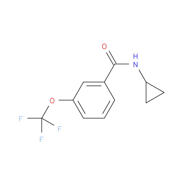 N-cyclopropyl-3-(trifluoromethoxy)benzamide