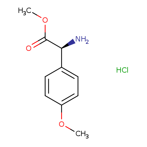 methyl(2S)-2-amino-2-(4-methoxyphenyl)acetatehydrochloride