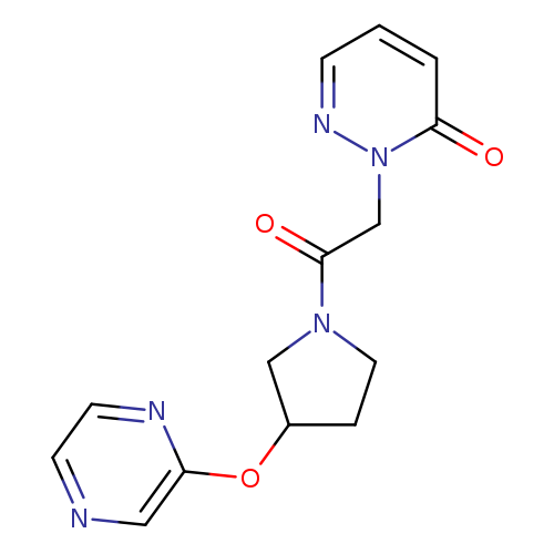 2-{2-oxo-2-[3-(pyrazin-2-yloxy)pyrrolidin-1-yl]ethyl}-2,3-dihydropyridazin-3-one