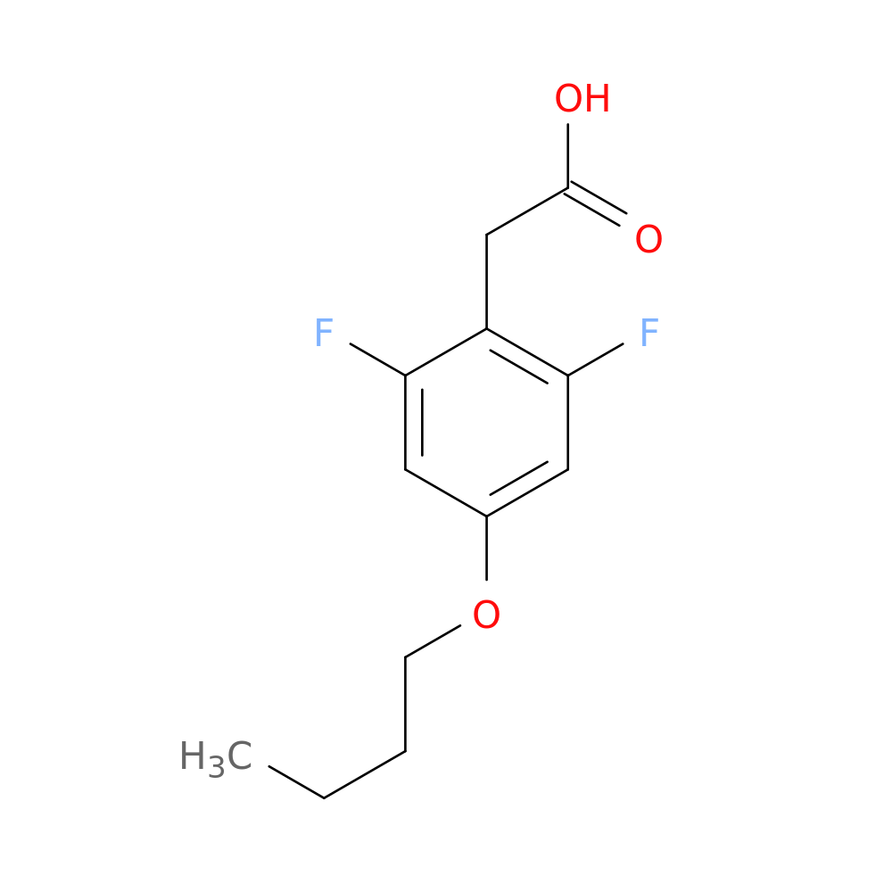 2-(4-Butoxy-2,6-difluorophenyl)acetic acid