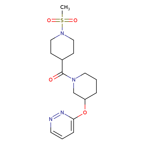 3-{[1-(1-methanesulfonylpiperidine-4-carbonyl)piperidin-3-yl]oxy}pyridazine