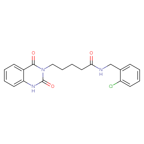 N-[(2-chlorophenyl)methyl]-5-(2,4-dioxo-1,2,3,4-tetrahydroquinazolin-3-yl)pentanamide