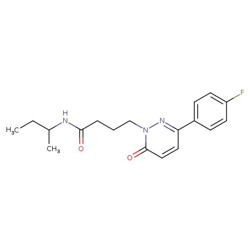 N-(butan-2-yl)-4-[3-(4-fluorophenyl)-6-oxo-1,6-dihydropyridazin-1-yl]butanamide