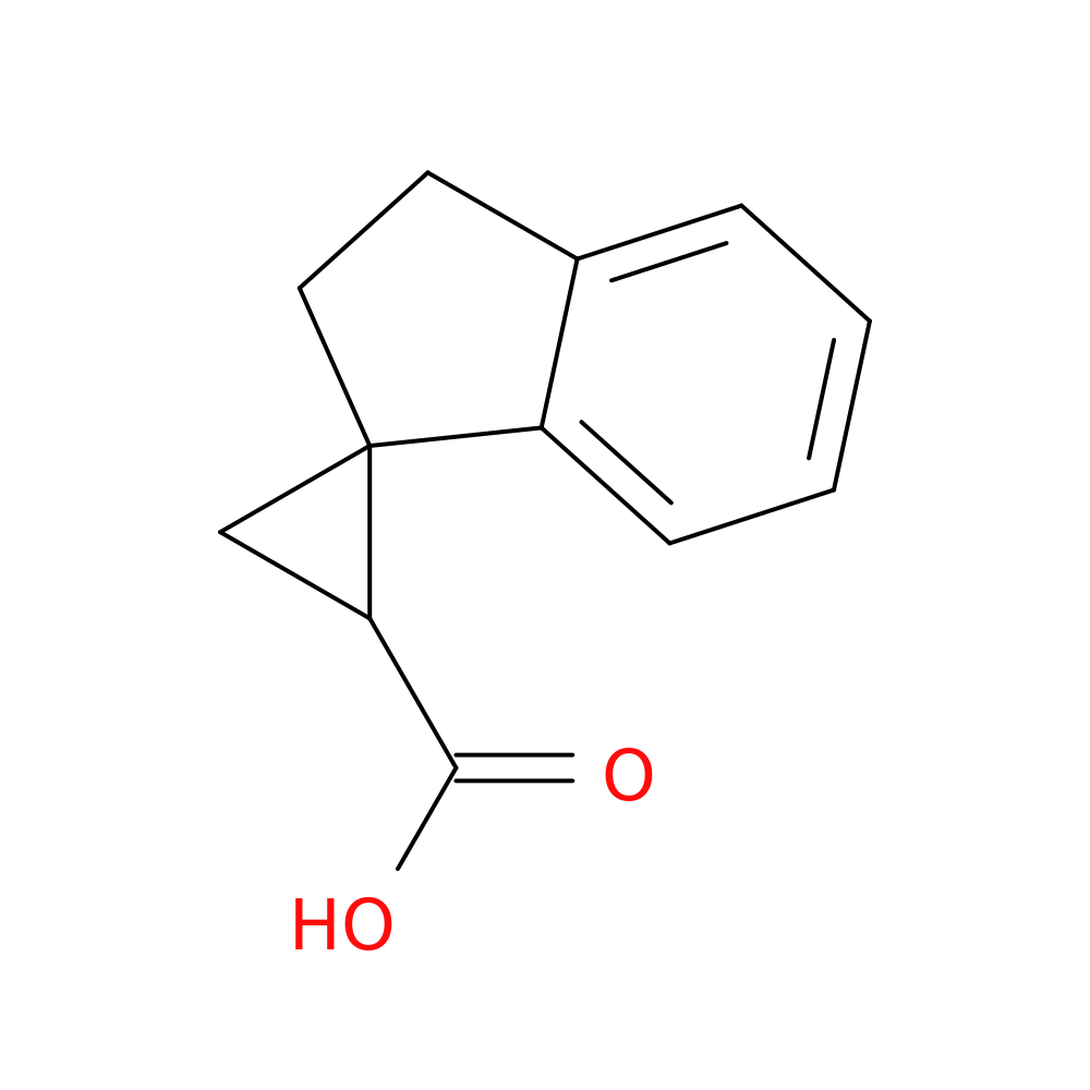2',3'-Dihydrospiro[cyclopropane-1,1'-indene]-3-carboxylic acid