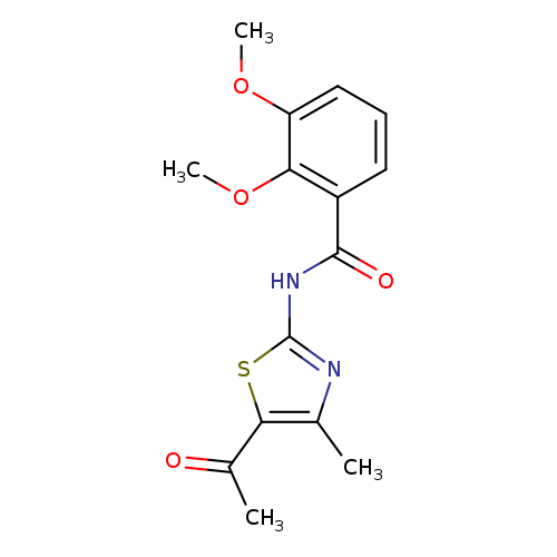 N-(5-acetyl-4-methyl-1,3-thiazol-2-yl)-2,3-dimethoxybenzamide