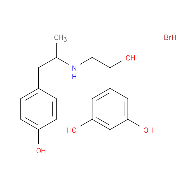 1-(3,5-Dihydroxyphenyl)-2-[2-(3-p-hydroxyphenyl)propylamino]ethanol hydrobromide