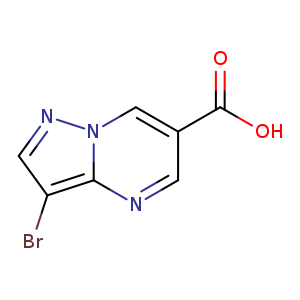 Pyrazolo[1,5-a]pyrimidine-6-carboxylic acid, 3-bromo-