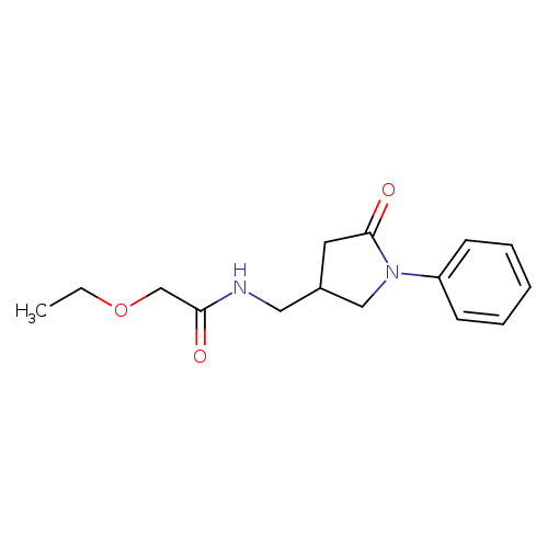 2-ethoxy-N-[(5-oxo-1-phenylpyrrolidin-3-yl)methyl]acetamide