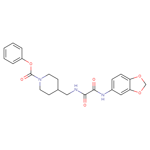 phenyl 4-({[(2H-1,3-benzodioxol-5-yl)carbamoyl]formamido}methyl)piperidine-1-carboxylate