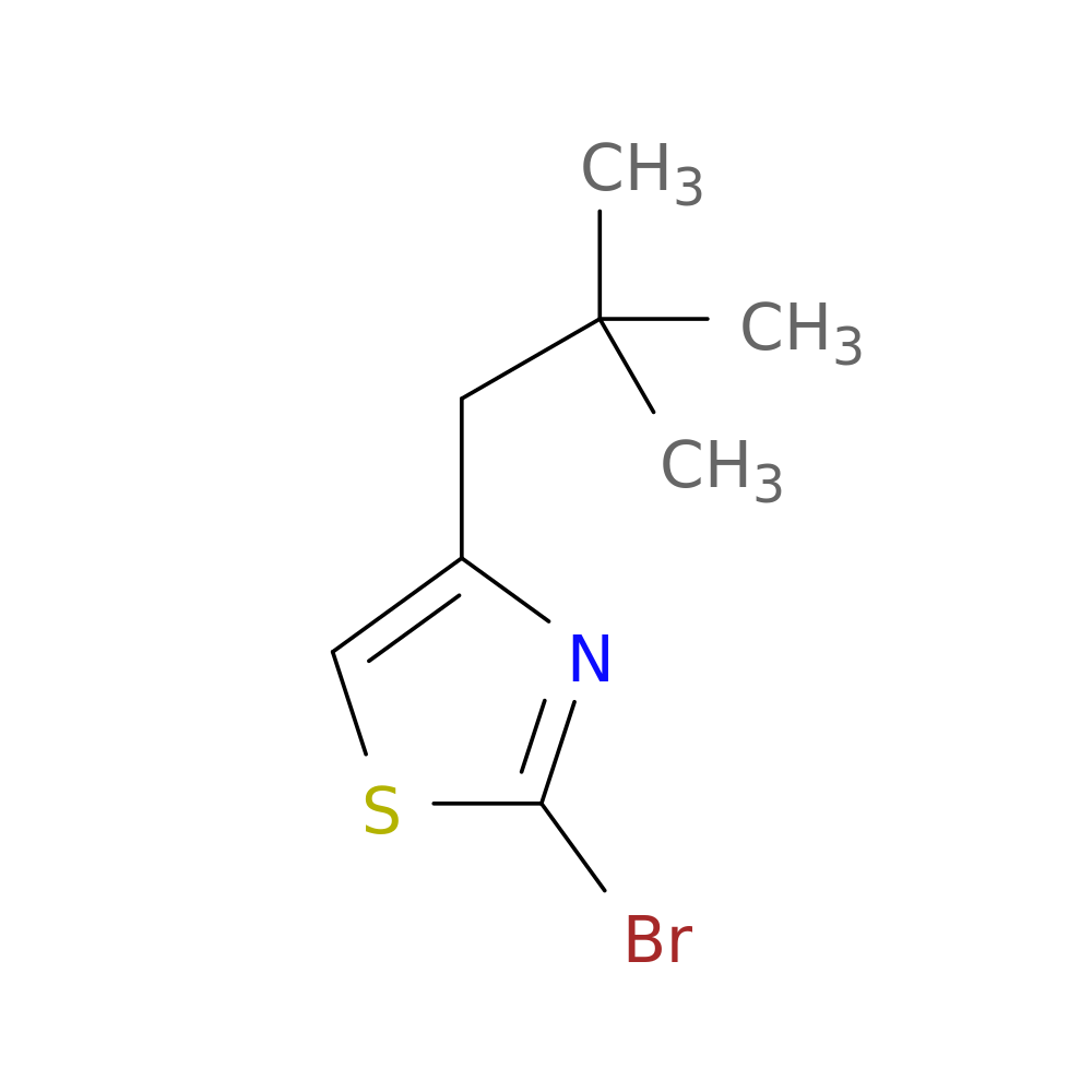 2-bromo-4-(2,2-dimethylpropyl)-1,3-thiazole