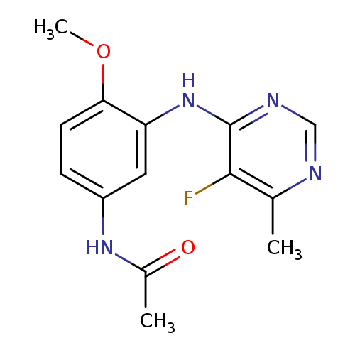 N-{3-[(5-fluoro-6-methylpyrimidin-4-yl)amino]-4-methoxyphenyl}acetamide