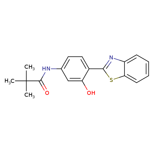 N-[4-(1,3-benzothiazol-2-yl)-3-hydroxyphenyl]-2,2-dimethylpropanamide