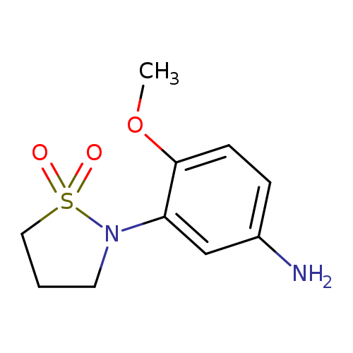 2-(5-amino-2-methoxyphenyl)-1$l^{6},2-thiazolidine-1,1-dione