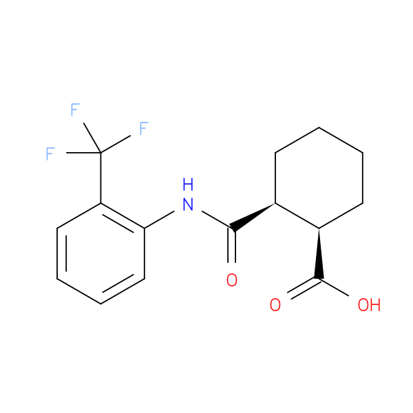 (1R,2S)-2-{[2-(trifluoromethyl)phenyl]carbamoyl}cyclohexane-1-carboxylic acid