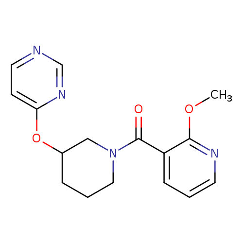 4-{[1-(2-methoxypyridine-3-carbonyl)piperidin-3-yl]oxy}pyrimidine