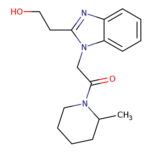 2-[2-(2-hydroxyethyl)-1H-1,3-benzodiazol-1-yl]-1-(2-methylpiperidin-1-yl)ethan-1-one