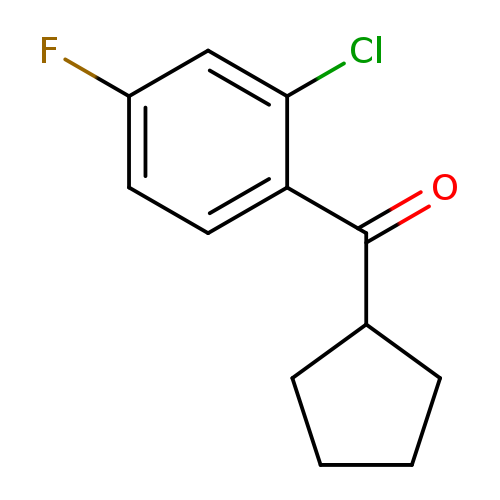 (2-Chloro-4-fluorophenyl)(cyclopentyl)methanone
