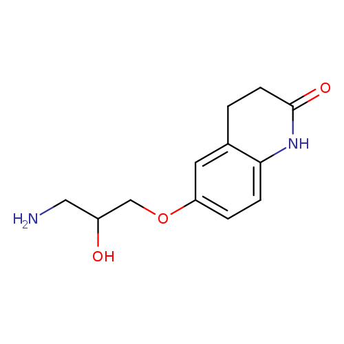 6-(3-amino-2-hydroxypropoxy)-1,2,3,4-tetrahydroquinolin-2-one