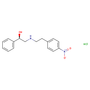 R-2-((4-nitrophenethyl)amino)-1-phenylethan-1-ol hydrochloride