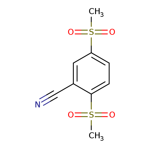 2,5-Dimethanesulfonylbenzonitrile