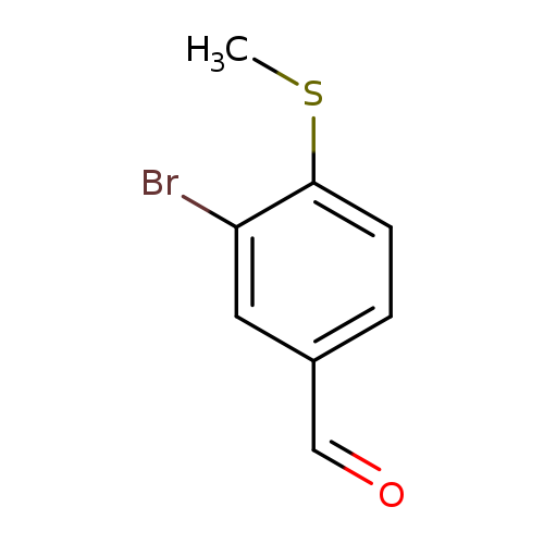 3-bromo-4-(methylsulfanyl)benzaldehyde