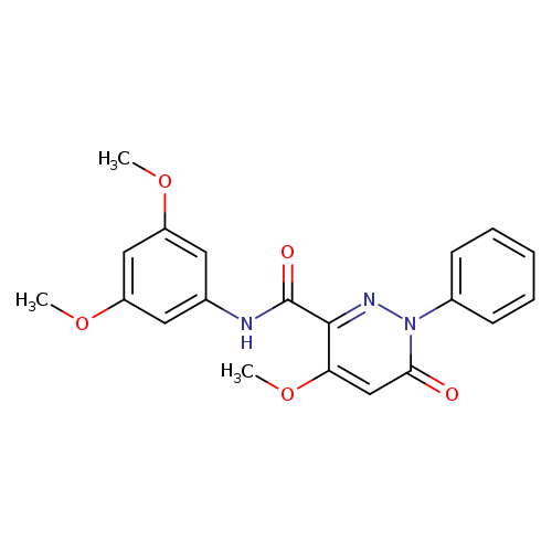N-(3,5-dimethoxyphenyl)-4-methoxy-6-oxo-1-phenyl-1,6-dihydropyridazine-3-carboxamide