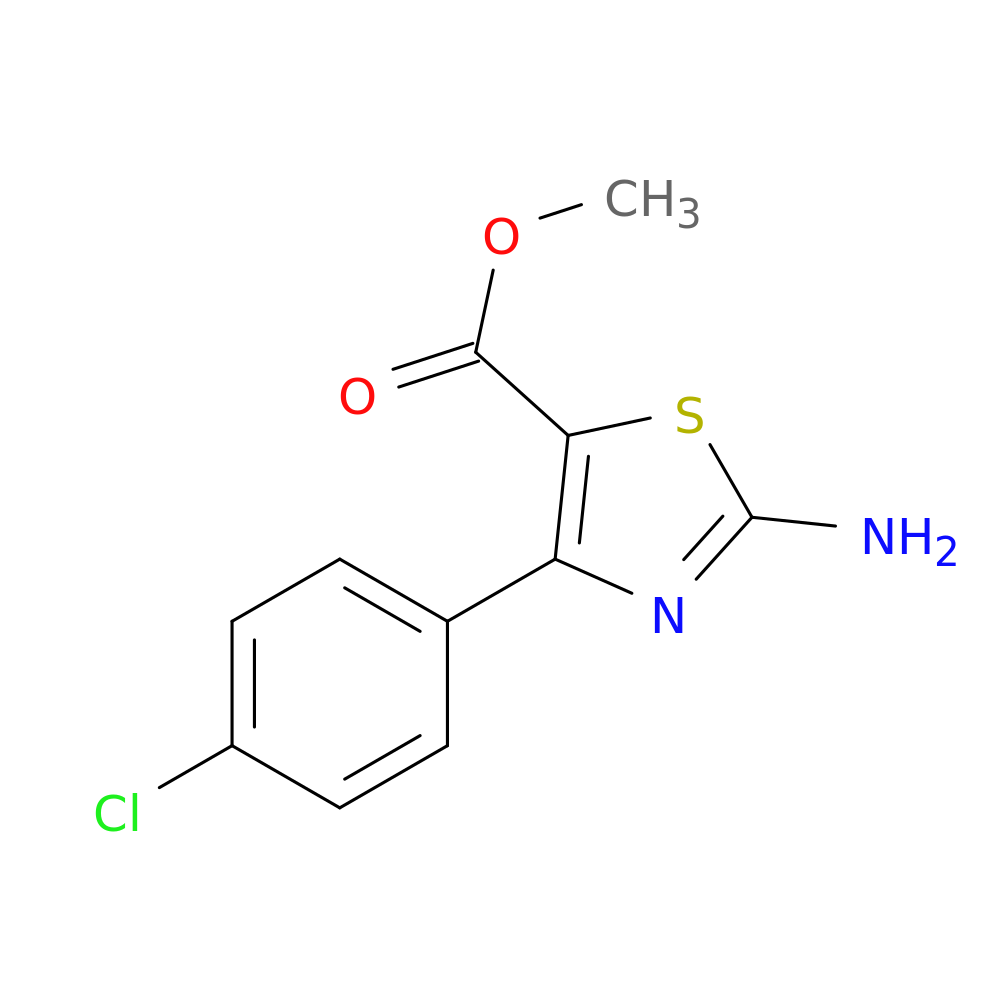 Methyl 2-amino-4-(4-chlorophenyl)thiazole-5-carboxylate