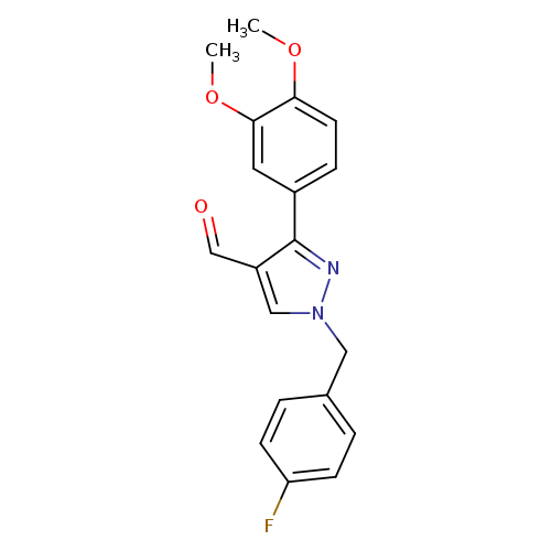 3-(3,4-Dimethoxyphenyl)-1-(4-fluorobenzyl)-1h-pyrazole-4-carbaldehyde