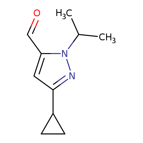 3-Cyclopropyl-1-isopropyl-1H-pyrazole-5-carbaldehyde