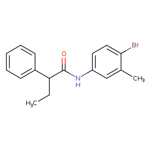 N-(4-bromo-3-methylphenyl)-2-phenylbutanamide