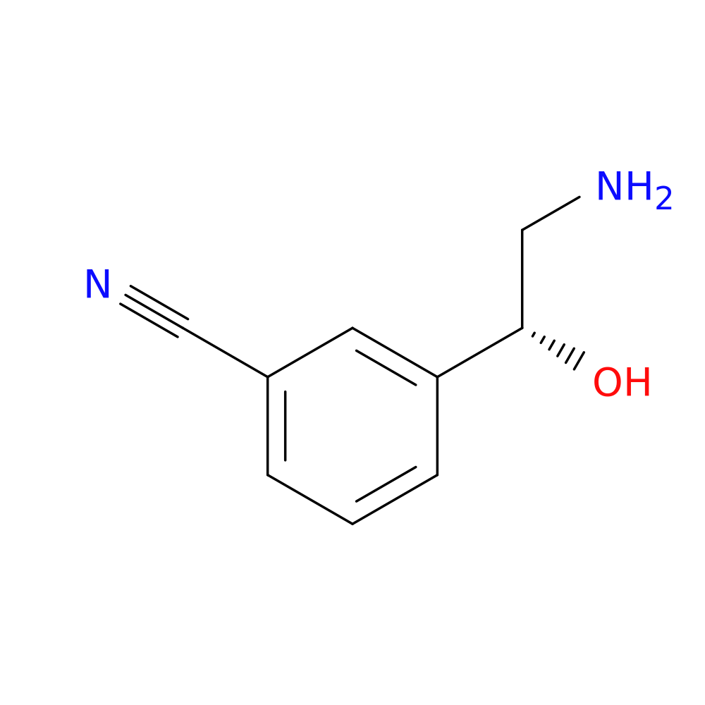 3-[(1R)-2-amino-1-hydroxyethyl]benzonitrile